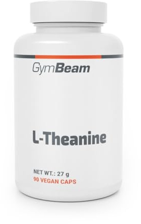 GymBeam L-Theanin Kapseln – 100 mg L-Theanin pro Kapsel aus Grüntee, natürliches Nootropikum für Fokus und Entspannung, vegan, ohne Zusatzstoffe, 90 Kapseln (3-Monats-Vorrat)