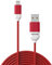Celly Pantone Cavo Lightning 1.5m, Cavo USB-A a Micro USB per Ricarica Rapida e Sincronizzazione, Compatibile con iPhone e iPad, Ultra-Sottile e Colorato, Rosso