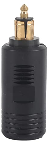 Stecker Zigarettenanzünder 12V, Zigarettenanzünder Adapter, 12-V-Motorrad-Europäischer Zigarettenanzünder-Stecker-Adapter für DIN-Sot-Car-Technologie/GPS und Sicherheit