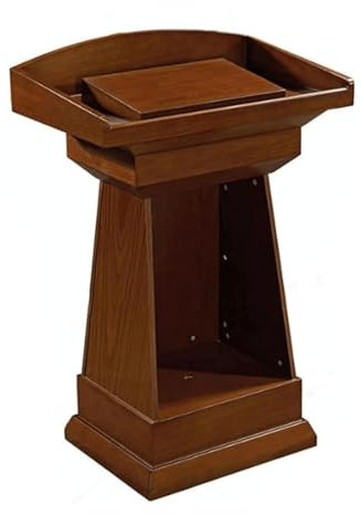 Roedax Rednerpult Tragbares Podium, Walnuss-Rednerpultständer, Rednerpulte mit Ablagefach, Mehrzweck-Kanzel für Kirchen, moderner Luxus-Podiumsständer Mode