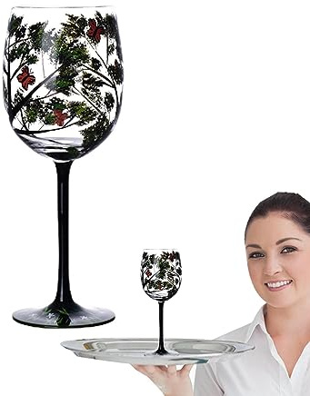 Copas de vino decorativas | Copas pintadas artesanalmente con