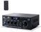 NEOHIPO Bluetooth Amplifier Hifi Audio Stereo Amplifiers,300Wx2, 2 Channel for Home Theater & Bookshelf Speakers, w/FM Radio Karaoke, w/USB/SD/RCA/MIC/FM in, w/Remote Control, for Garage Bar Party