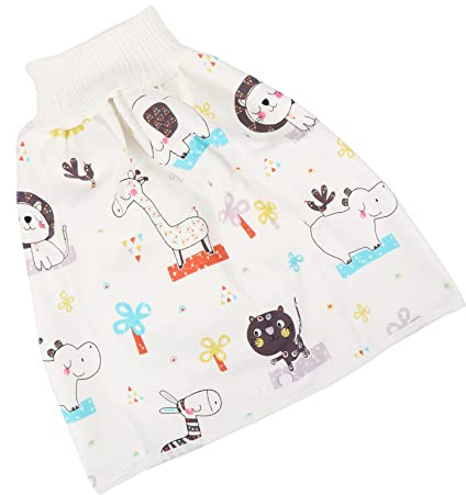 SHOWERORO De Entrenamiento Impermeables Para Bebés Falda De Pantalones Altos Para Transición Orinal Prácticos y Transpirables Animales Divertidos