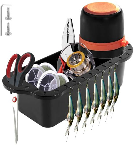 Boat Cup Holder,ABS Boat Caddy Organizer with Screws,Multifunctional Marine Cup Holder,Boat Accessories Boat Storage Organizer Holder,Pontoon Cup Holder for Drinks Beverage Phone Storage