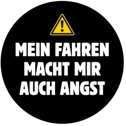 Mein Fahren macht mir auch Angst- Auto Aufkleber mit Spruch | Wasserfeste Vinyl Aufkleber | Lustiger Aufkleber für Autos, LKWs, Vans, SUVs, Wände, Fenster, Laptops und Notizbücher