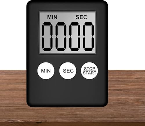 Küchentimer - Digital Countdown Timer | Küchenkochtimer, Programmierbare Timeruhr, Training Countdown -Timer Mit Speicherfunktion, Pieptunalarmierende LED -Display -Timer Für Zuhause, Büro, Studie, St