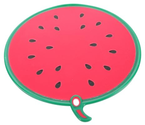 LIFKOME Tagliere Anguria Doppia Faccia in Plastica Rigida Con Scanalatura Per Succo e Impugnatura Antiscivolo Multiuso Per Frutta Verdura e Cibi Lavabile in Lavastoviglie Per Cucina