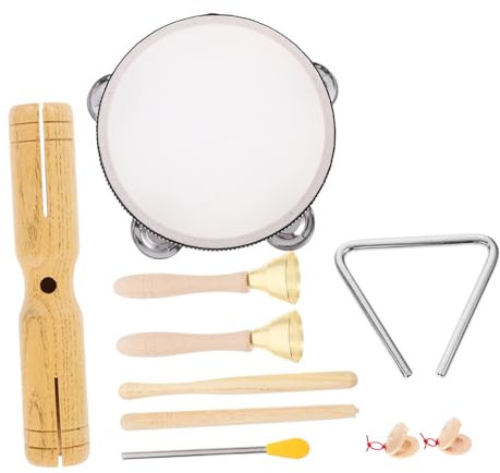 OFFIGAM 1Satz Musikspielzeug für Kleinkinder Teiliges Perkussionsinstrument für Frühe Musikbildung Fördert Kreativität und Hand Auge Koordination für Jungen und Ab
