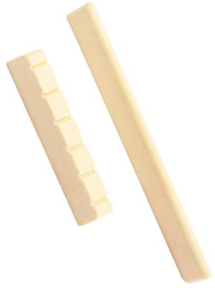 Kisangel Gitarrensattel Ersatz Für Klassische Gitarre Mit Einfach Zuschneidbarem Design Zur Verbesserung Des Klangs Und Des Spiels