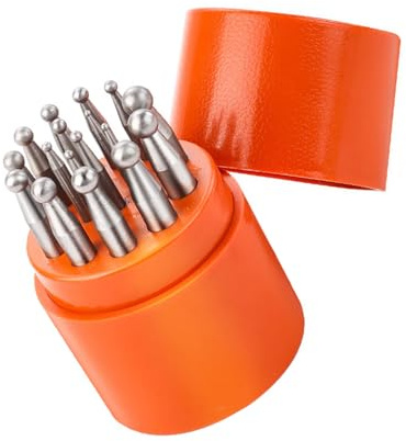Set di punzoni in acciaio per oreficeria, gioielli e officine, adatti per gli appassionati di artigianato per gioiellieri