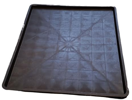 SALLYSS Lettiera per WC per Cani 80x70cm - Supporto per Tappetino Igienico, Perfetto per l'addestramento al prato in casa o sul balcone, Toilette per Cani e Gatti