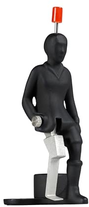 TIPP-KICK Spieler Pro Kicker Strike schwarz | Tischfußball-Zubehör, Original Profi Spieler für Groß & Klein, Fußball-Figur mit präzisen Schüssen, Geschenkidee für Fans