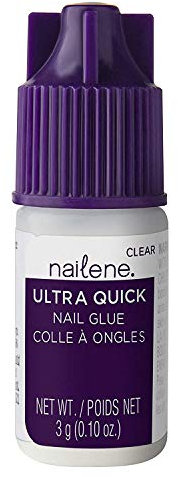 Nailene Ultra-Quick Nail Glue Clear 3g