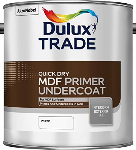 Dulux Trade Quick Dry MDF Primer Undercoat - White - 2.5L