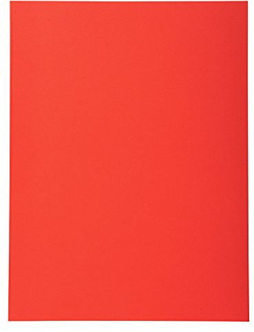 Exacompta 420212E 50er Pack Aktendeckel Forever® 170 g/m2 Aus Recycling-Karton für DIN A4 Blauer Engel ideal für die lose Blatt-Ablage rot Sammelmappe Dokumentenmappe