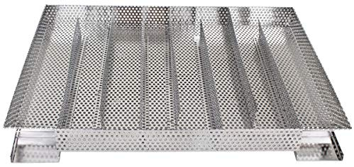 Beeketal 'Smoke Duo-XXXL' Sparbrand Kaltraucherzeuger mit 8 Kammern (L/B/H) ca. 350 x 270 x 45 mm, Raucherzeuger Generator zum kalträuchern und smoken im Räucherofen, Räucherschrank oder Smoker