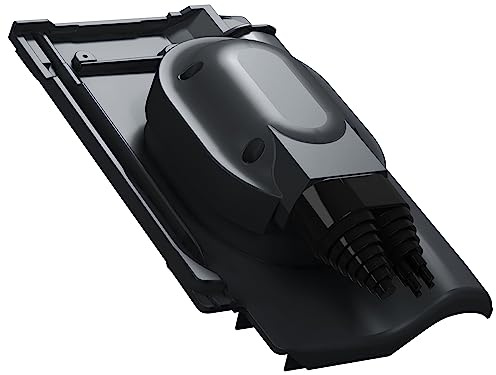 Wasserdichter PV Solardurchgang für Tondach - Samba 11 – RAL 9005 Schwarz | Dachziegel, Solar Dachdurchführung, Photovoltaik-Dachdurchgang, EPDM-Dichtung