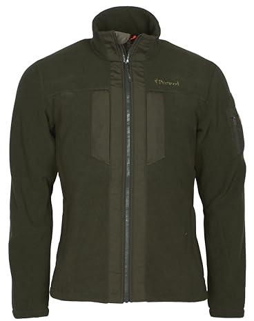 Pinewood Fleecejacke Herren Jagdbekleidung aus 100% übergebliebenen Stoffen, ideale Fleece Jacke für Outdoor - Abenteuer, Trekking und Jagd