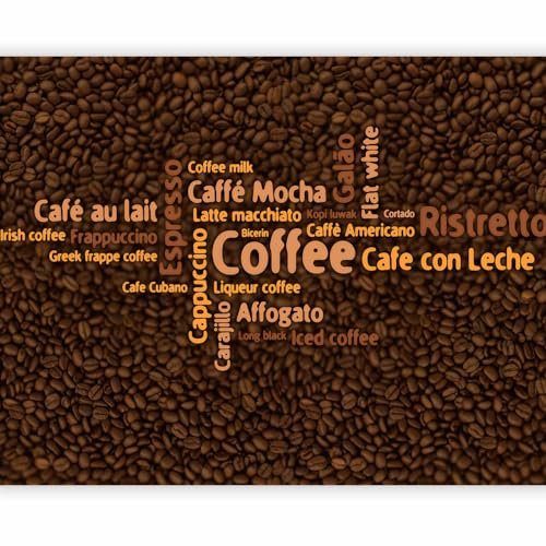 murando - Fototapete Premium-Vlies Kaffee 100x77cm Foto Tapete Schlafzimmer Wohnzimmer Vliestapete XXL Wandtapete Motivtapeten Bildtapete 3d Effekt Wand Dekoration Flur Coffee Kaffeebohnen Küche