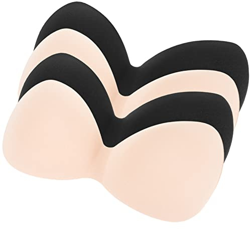 Healifty 4 Almohadillas Sujetador Deportivo Integradas Transpirables Relleno Invisible De Látex Para Yoga Gimnasio Y Ropa Interior Deportiva
