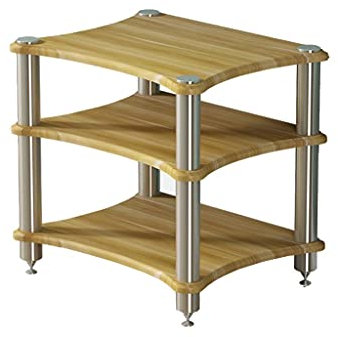 Lautsprecherständer Audio-Stand-Stand-Mediengeräte Bodenständer-Lautsprecher-Stand mit Stoßdämpfung Fußnagelregal Kleiner Bücherregal 1/2/3 Schicht Boxenständer für Lautsprecher (Color : A, Size : 3