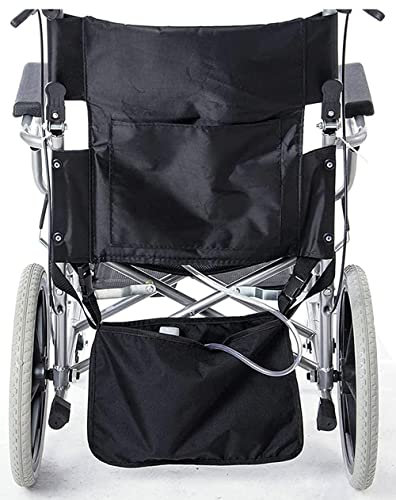 REMEK Rollstuhl Rucksack Tasche Mit Rollstuhl Seitentaschen Für Rollator, Gehhilfen, Elektrorollstühle Und Knieroller Seitenaufbewahrungs-Organizer Für ältere Menschen, Senioren