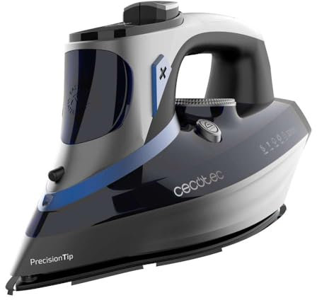 Cecotec Piastra Orizzontale IronHero 3200 Smart Absolute. 3200 W, Tecnologia Power Steam, Colpo di Vapore 270 g/min, Suola Turbo Anodized Pro, Schermo LCD, Sistema Antigoccia, Cyclo Clean, Auto Off.