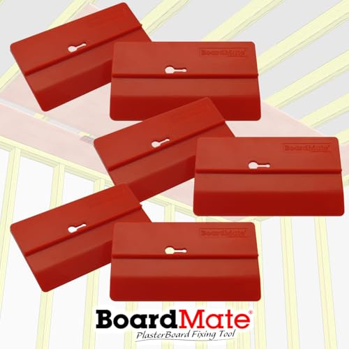 BoardMate - 2 PCS Drywall PlasterBoard Fixing Tool - Supports the Board in place while fixing. Drywall Fitting Gypsum Plate Panel Lifter/Mounting Tool (3 Sets - 6 BoardMates)