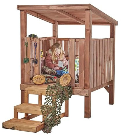 GIODICART Rifugio Palafitta dei Giochi in Legno da Esterno