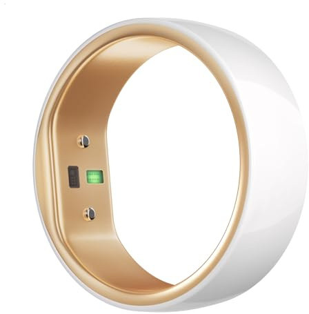 femometer Anillo Gen2, Monitor Menstrual fertilidad ovulación, Pulsómetro para Dormir, Compañero de Fitness, hasta 7 días de batería, Compatible con iOS/Android (Talla 6)
