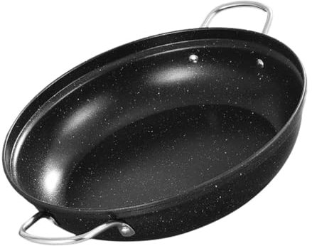 ASumPio Olla para Mariscos Wok Utensilios De Cocina Olla De Acero Olla para Cocinar con Mango Herramienta De Cocina Ollas Grandes para Cocinar Olla para Fideos Olla Pequeña para,