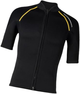 harayaa Chaqueta de Neopreno para Hombres, Traje de natación con Cremallera Frontal, 1.5 mm, L