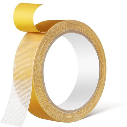 Homoyoyo Nastro Biadesivo Griglia Resistente Nastro in Tessuto Per Tappeti e Tende Adesivo Su Entrambi i Lati Facile Da Usare Per Molteplici Scopi