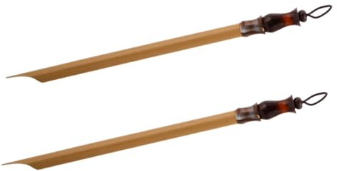 UKCOCO 2 St Bambu-pennor: Kalligrafi-dopppenna Av Bambu - För Vänster- Och Högerlutande Kalligrafi, Skrivning, Teckning, Målning På Kontoret, Skolan