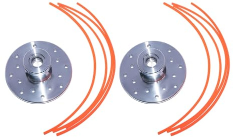 16 Hole Lightweight Alloy Trimmer Head Brush Cutter Attachment 0.080 .105 .120 Inch Line Size Heavy Duty Aluminum Herbicide Head for Electric Lawn Mower