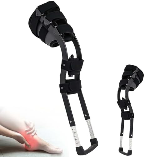 YISHENX Gånghjälpmedel På Ett Ben, Handsfree-Krycka, Gångtränare Med Assisterande Gångfunktion, Noll Belastning, Max 100 Kg Belastning, Kompatibel Med Gips, Promenadkängor Och Fotledsstöd