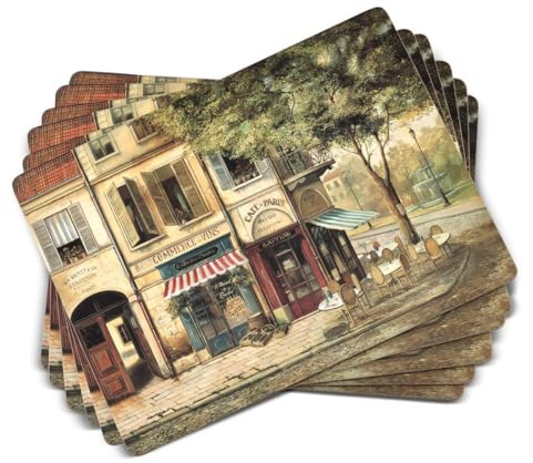 Pimpernel Pariser Szenen Tischsets – 6er-Set