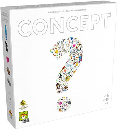 Repos Production, UNbox Now, Concept, Grundspiel, Familienspiel, Nominiert zum Spiel des Jahres 2014, 4-12 Spieler, Ab 10+ Jahren, 40+ Minuten, Deutsch