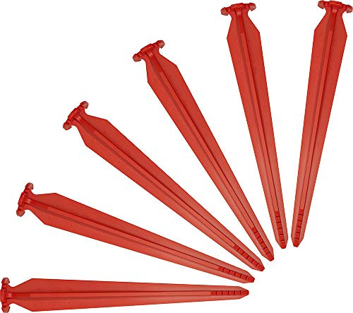 SwissPiranha Zeltheringe 6er-Set, Rot, L, 853791-6RT220