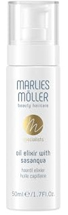 Marlies Möller Specialists Oil Elixir mit Sasanqua 50 ml – Haaröl – schützt vor Feuchtigkeitsverlust & äußeren Einflüssen – Mit Sasanqua- & Argal-Öl – Für alle Haartypen