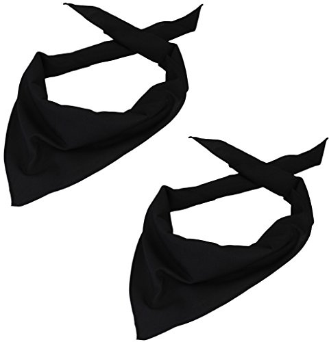Dreieckstuch / Bandana / Halstuch im günstigen 2er Pack uni paisley kamouflage Muster