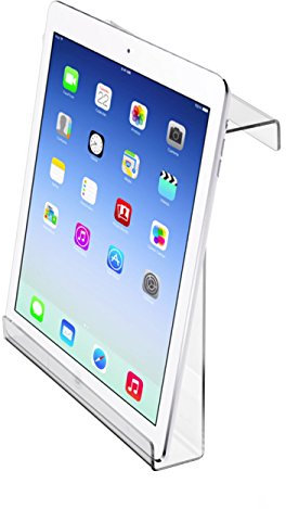 Adir Treadmill Tablet Holder - Exercise Bike Reading Stand/Acrylic Book Holder for Ipad, Tablet, Magazines and Books (9 x 11 x 2.5)