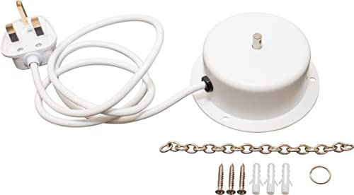 Motor mit Discokugeln, Farbe: Weiß