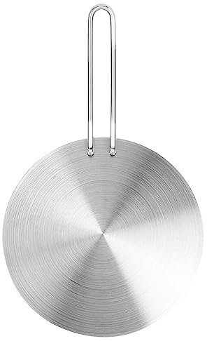 Convertitore Adattatore per Piastra a Induzione per Diffusore di Calore in Acciaio Inossidabile Piastra per Fornello Elettrico a Gas (24 cm) Pentole (20cm)