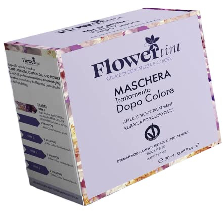 7X FLOWER TINT MASCHERA TRATTAMENTO DOPO COLORE - 7X PUROBIO - FLOWER TINT 7 PEZZI ECOBIO VEGANO COD.10101