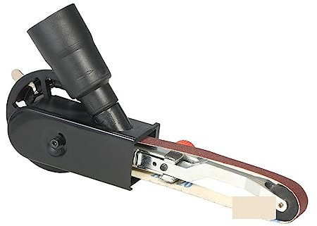 Lijadora de banda Amoladora angular multifunción, Mini lijadora DIY, adaptador de carpintería, lijadora de banda for lijadora eléctrica de 115mm, 4,5 y 125mm, 5 para trabajo con metales y carpinterí