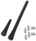 Set de 2 Antenas Cortas para Coche, Antena Universal de 6,5 cm y 18 cm con 6 Tornillos M4, M5, M6, Antena Mini para Radio FM/Am/Dab con Recepción Mejorada para Todos los Vehículos