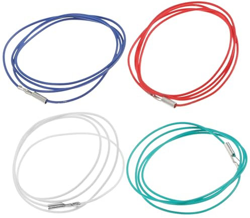 JOINPAYA Cavi per Testina Fonografica in Rame, 4 Pezzi, Flessibili e Isolati, Accessorio Stereo per Impianto Audio, Facili da Usare