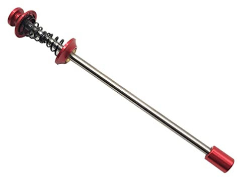 SHUNMIN Schnellspanner Fahrrad BMX Falten Fahrrad Schnellfreisetze Sechseckalales Schloss langsamer Release Mountain Road Bike Qr. Radhebel -Hebel -Titanlegierungschacht Schnellspanner(Red 100mm)