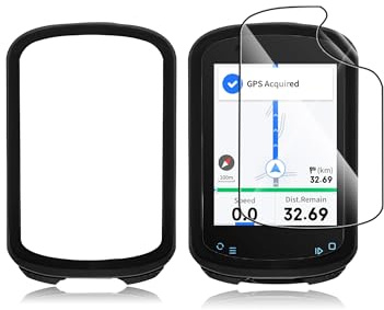 Funda para ordenador Geoid CC600 GPS para bicicleta, funda protectora de silicona con protector de pantalla suave, a prueba de golpes, agradable al tacto y resistente al agua para una mayor